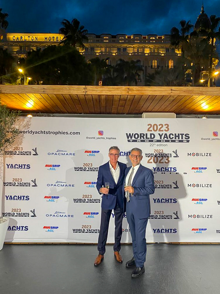 Roberto Camino en el World Yachts Trophies 2023. Distribuidor oficial de yates de alta gama en México y el Caribe.