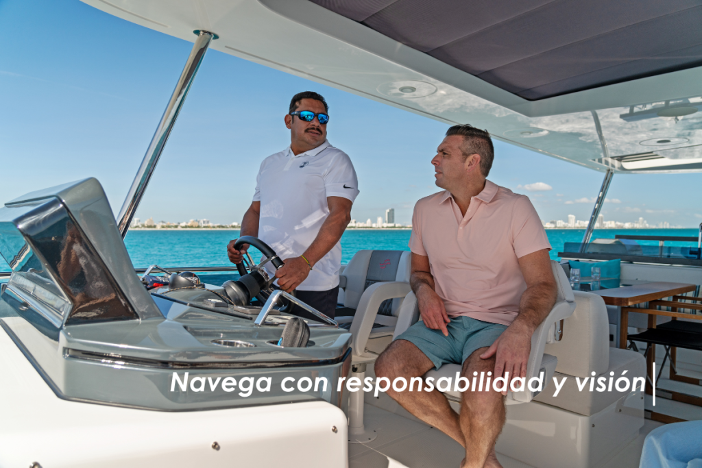Asesoría de Camino al Mare sobre navegación responsable y seguridad náutica.